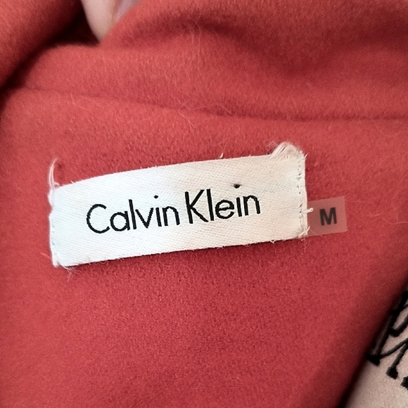 Calvin Klein Women's Red Hooded Coat - Picture 3 of 9